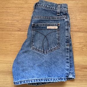 old fashioned calvin klein mom shorts